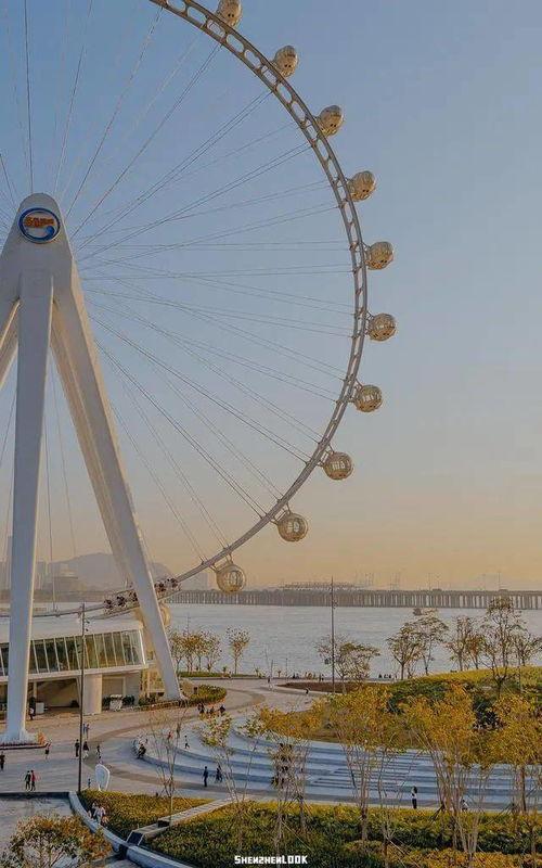 深圳打卡网红摩天轮图片,高空俯瞰城市美景的浪漫打卡胜地