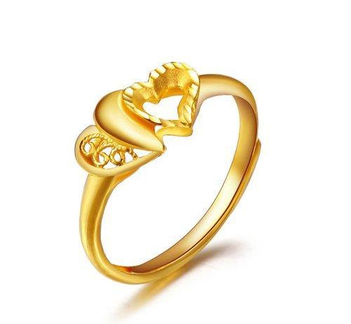 网红款黄金916戒指,时尚与品质的完美融合